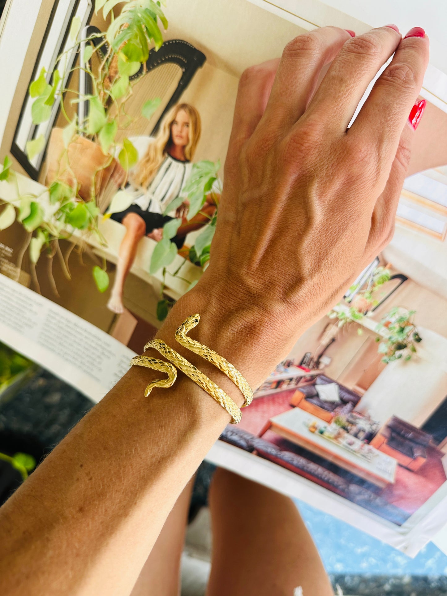 Brazalete SERPIENTE Dorado