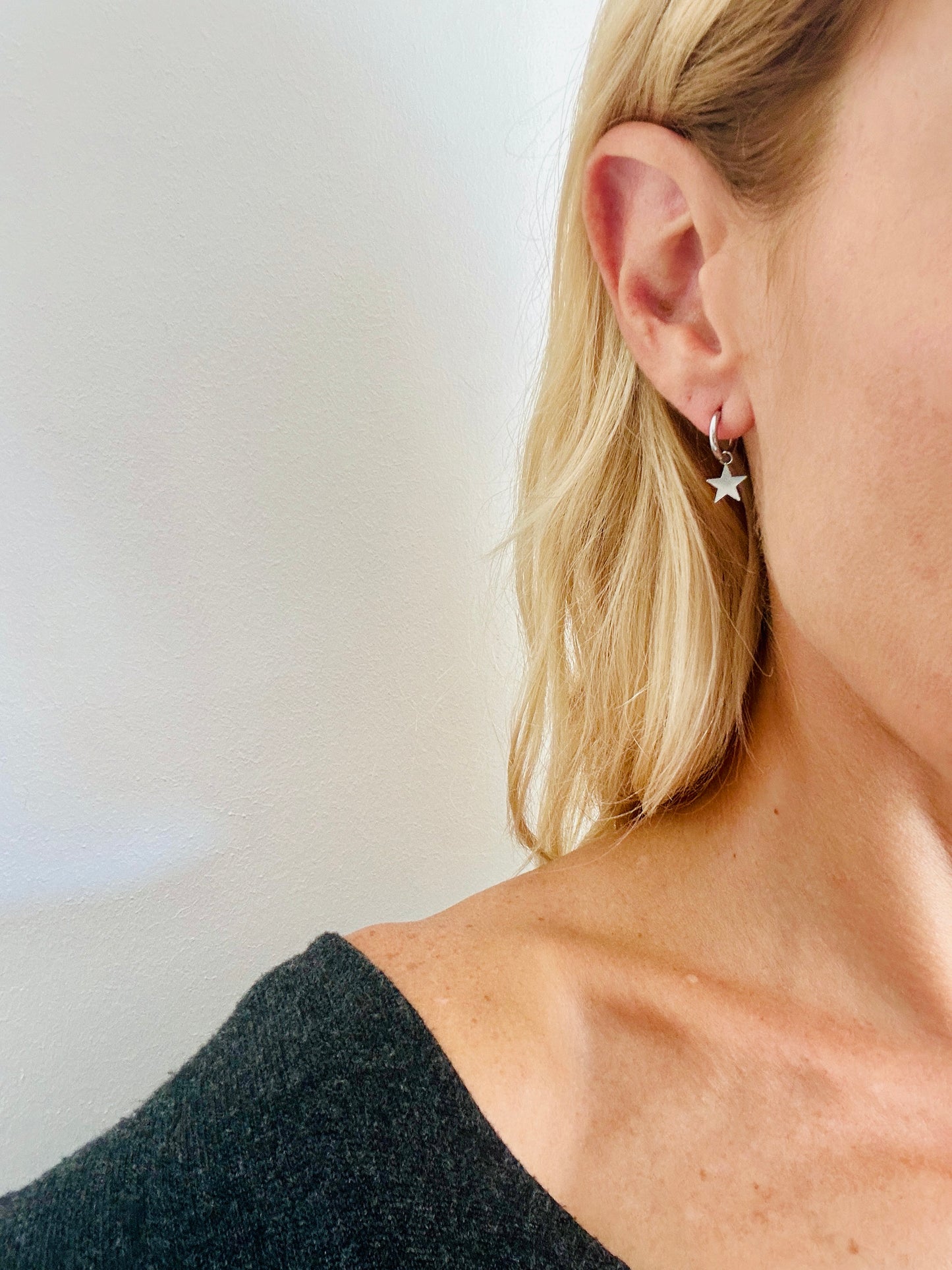 Pendientes ESTRELLA Plateado