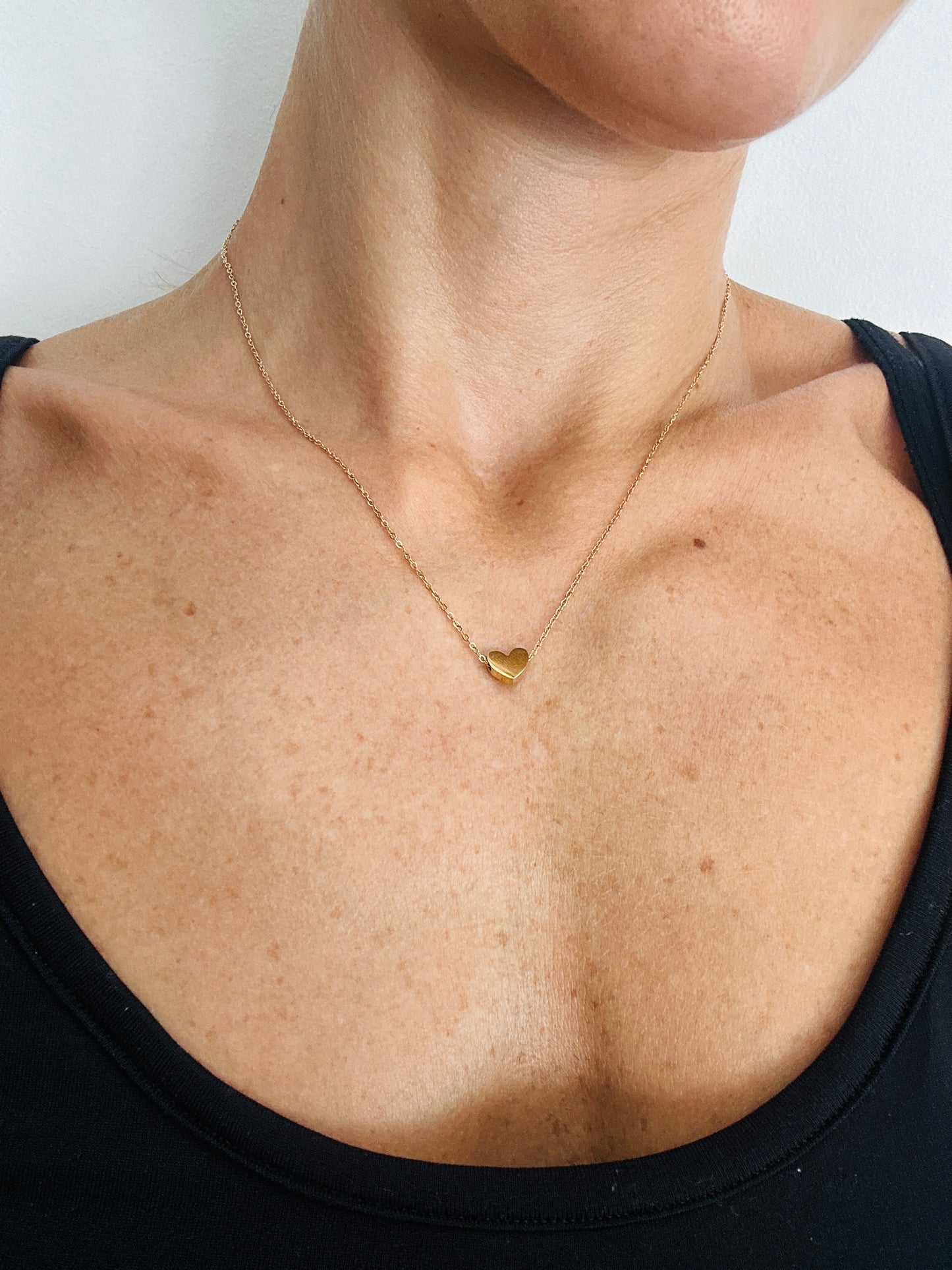Collar Corazon MINI Dorado