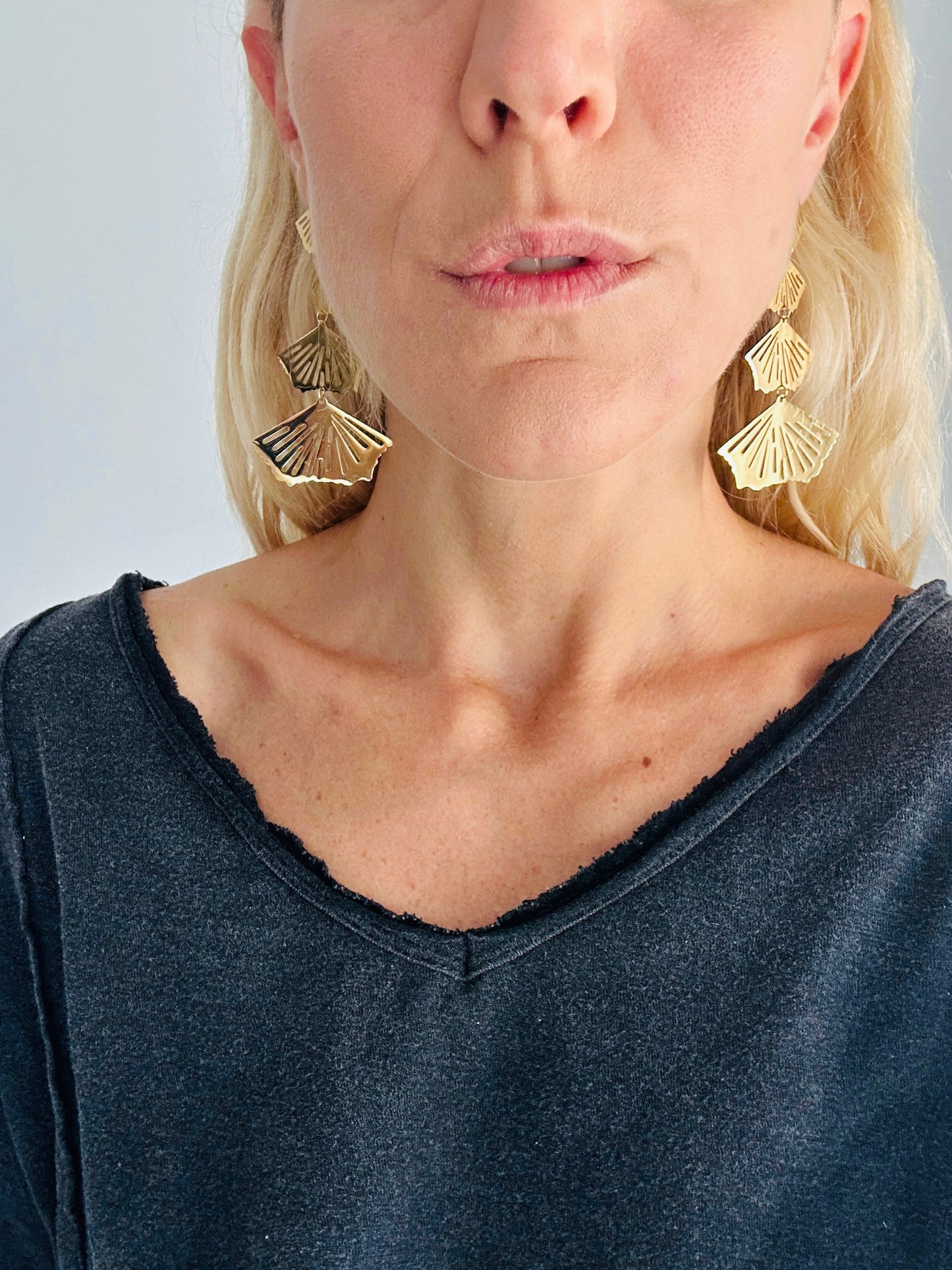 Pendientes ABANICO Largos