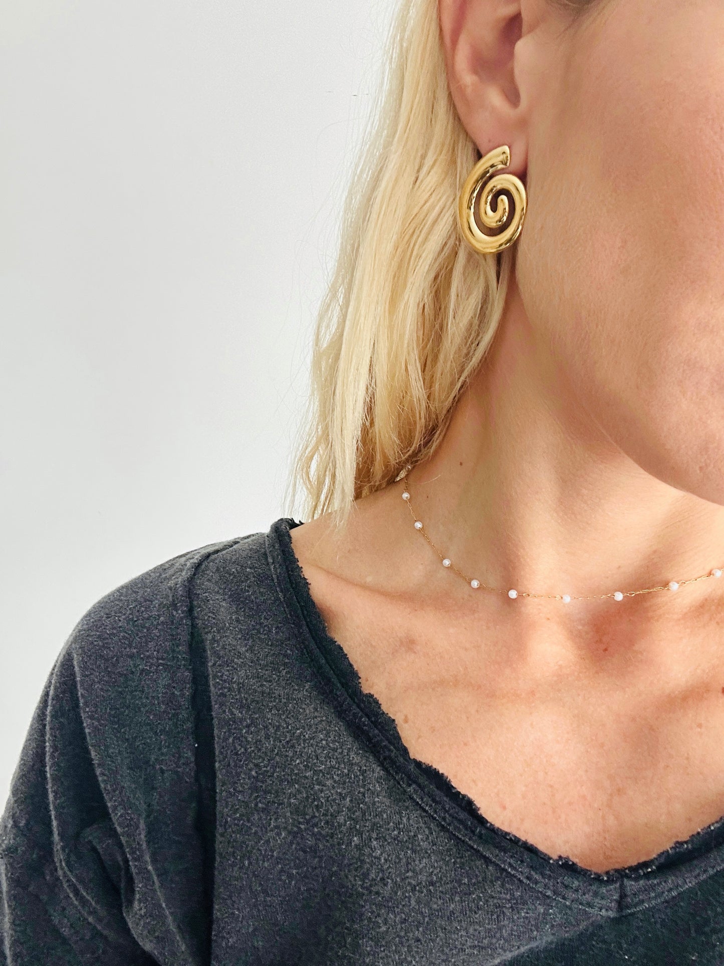 Pendientes SPIRAL Dorado