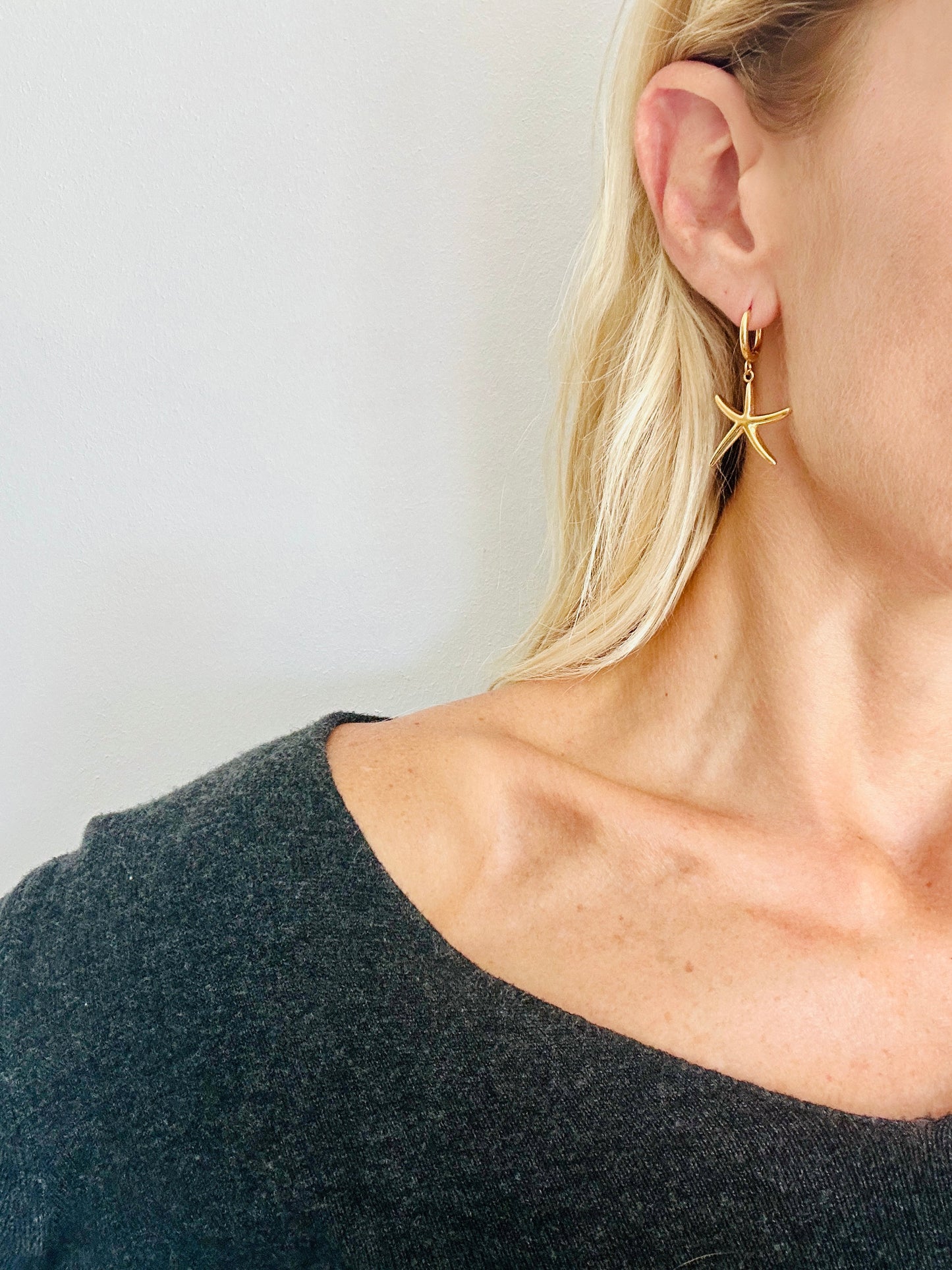 Pendientes ESTRELLA Dorado