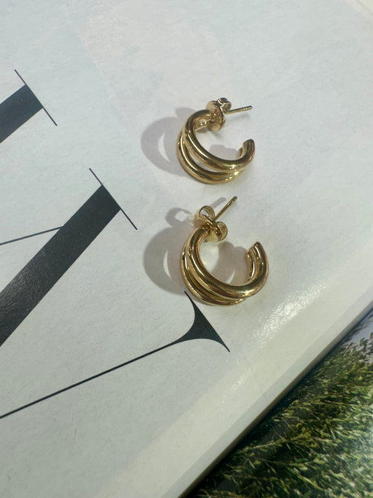 Pendientes DOS Dorado