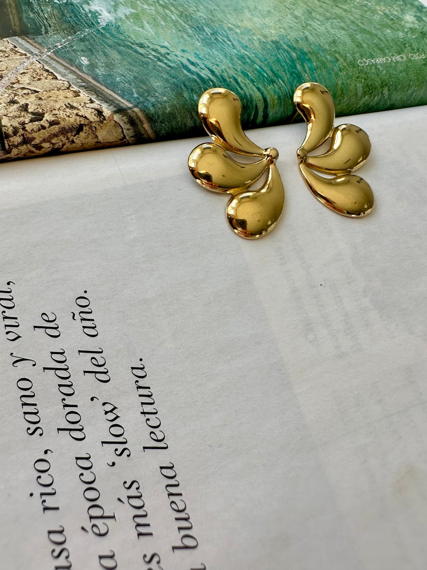 Pendientes POPPINS Dorado