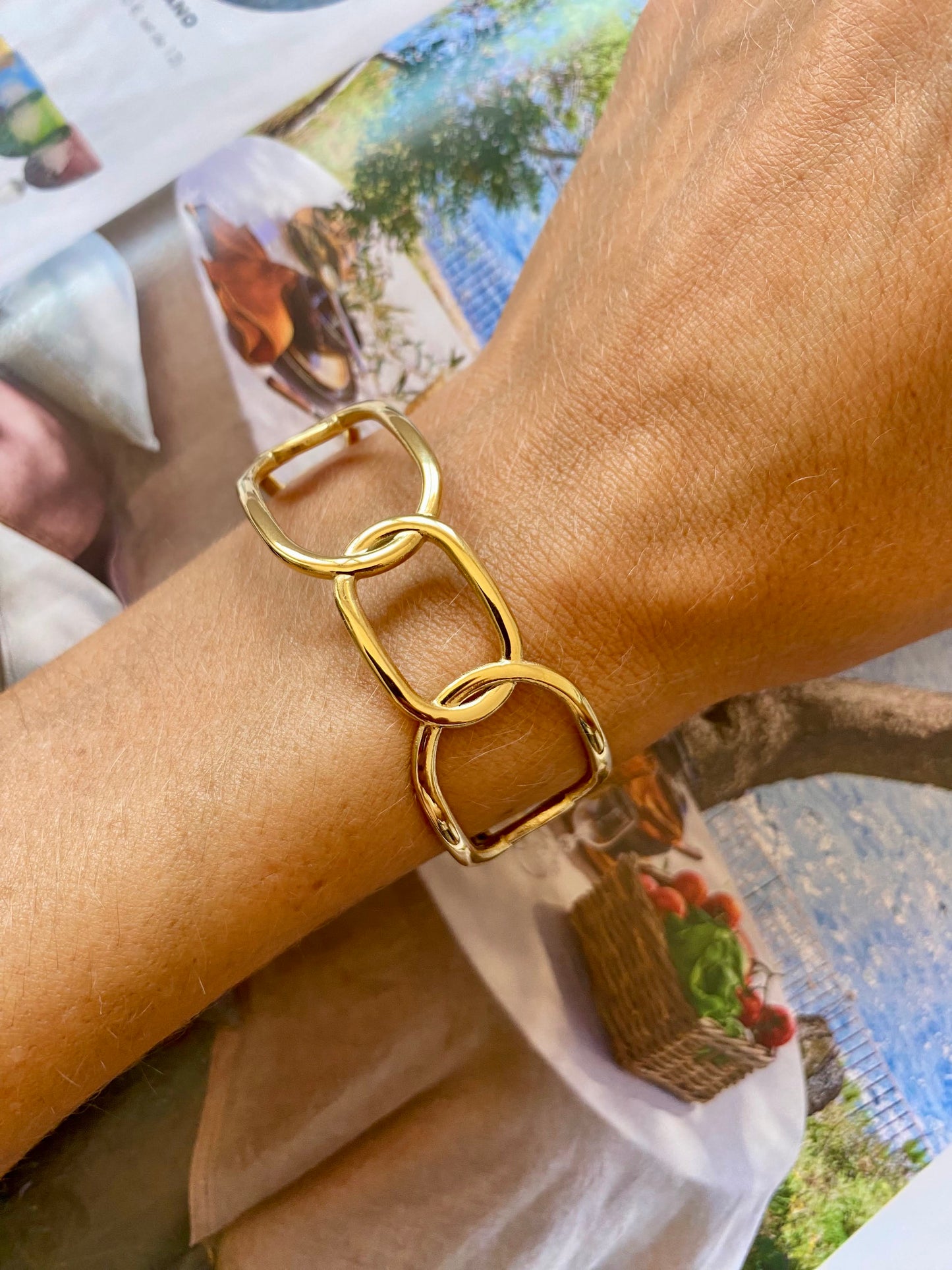 Brazalete FEY Dorado