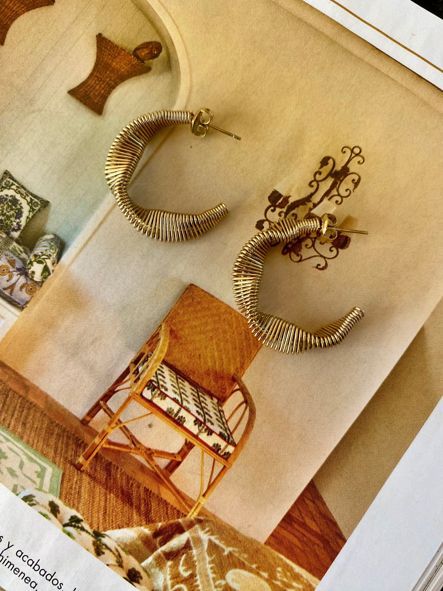 Pendientes SUMO Dorado