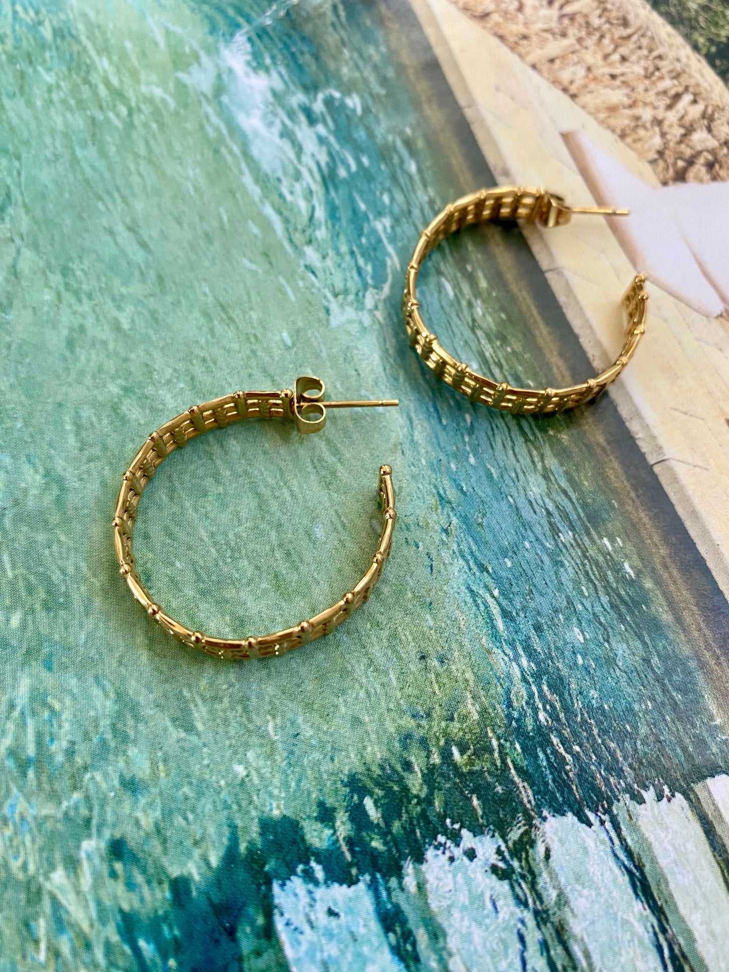 Pendientes POP Dorado