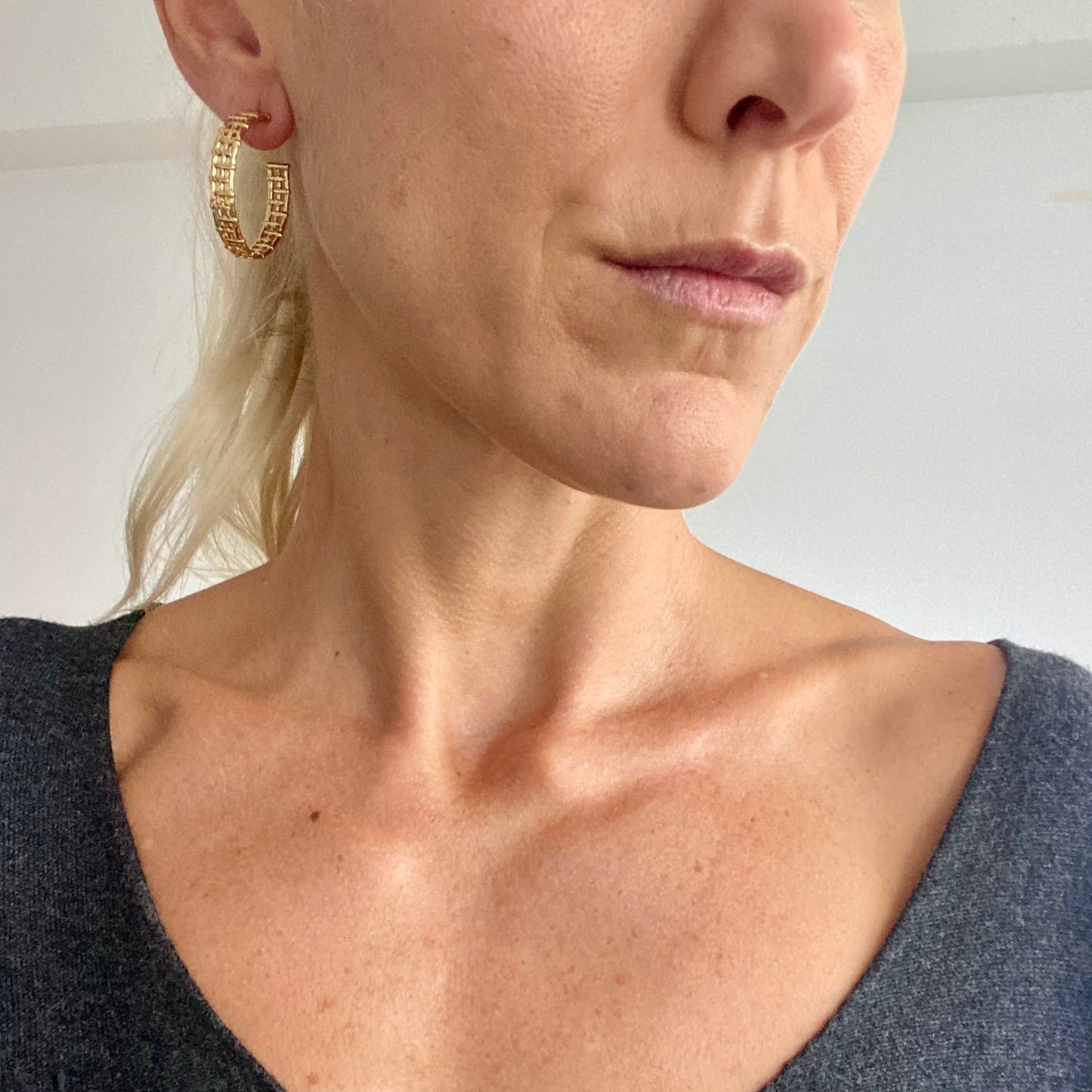 Pendientes POP Dorado