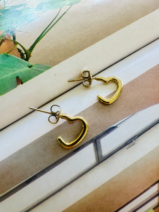 Pendientes CORA Abierto Dorado
