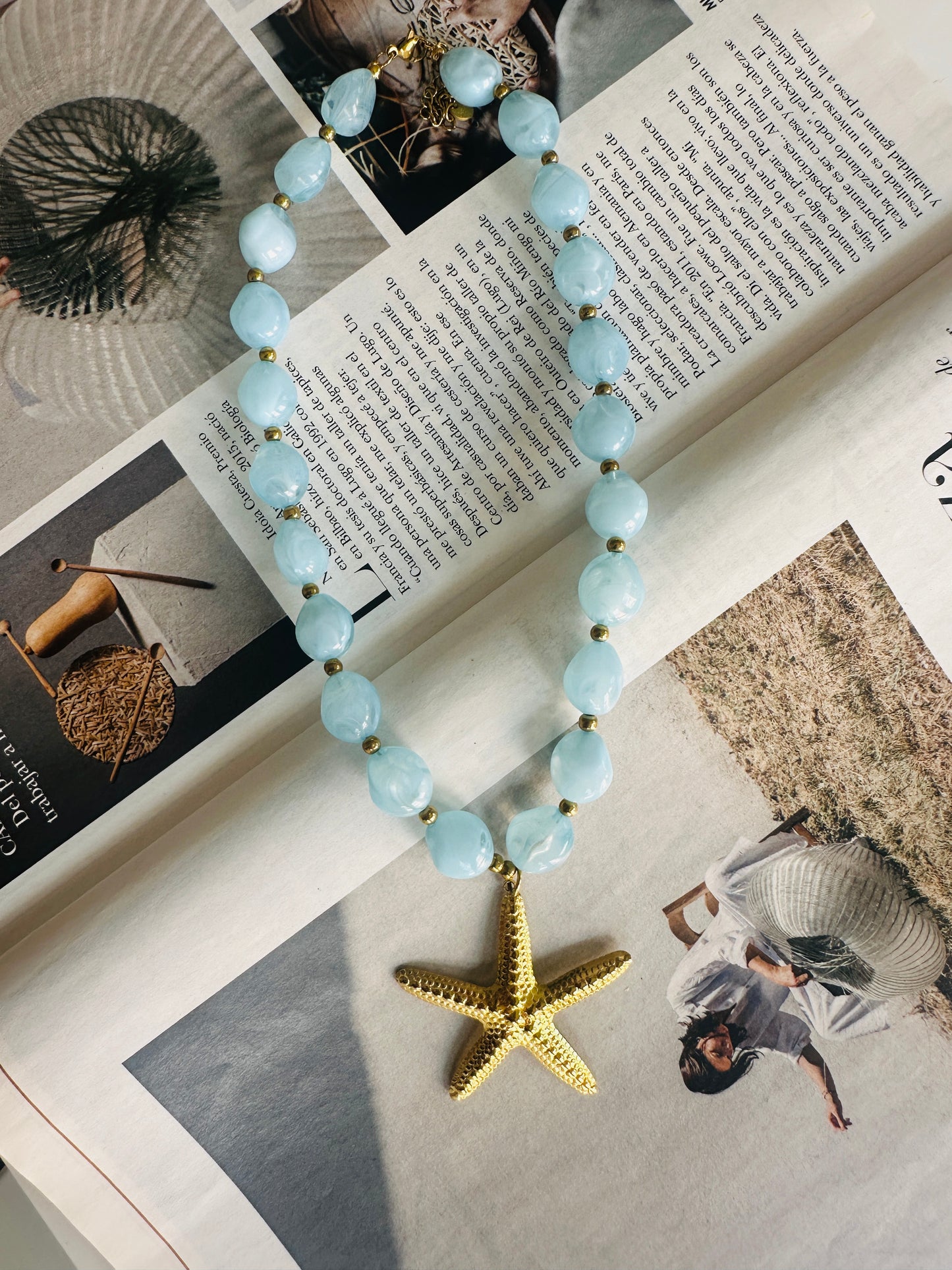 Collar Estrella y Piedras