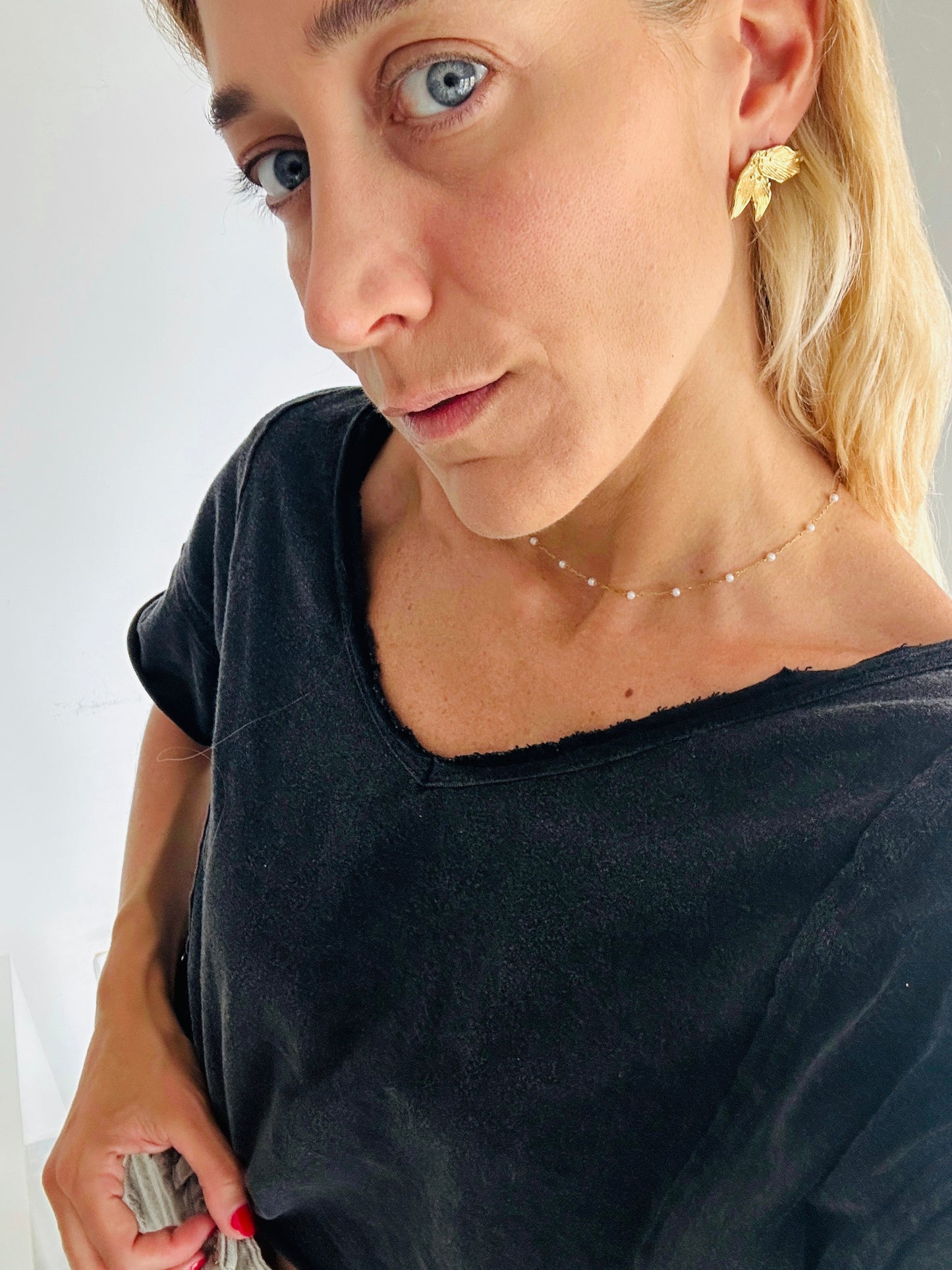 Pendientes PÉTALOS Dorado