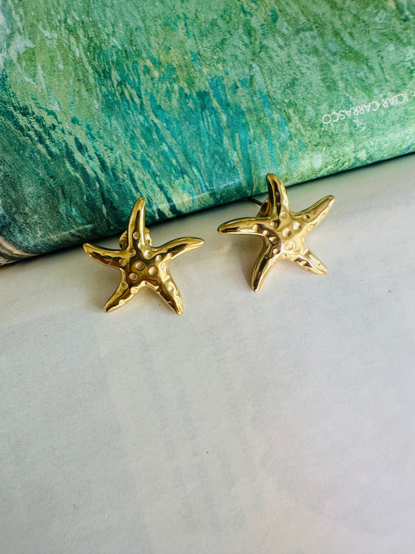 Pendientes ESTRELLA de MAR Dorado