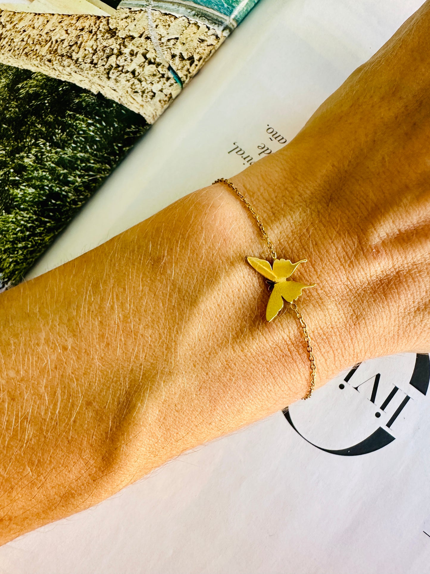 Pulsera MARIPOSA Dorado