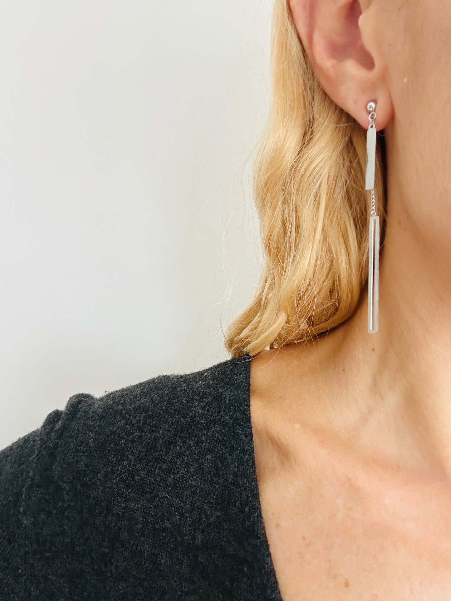 Pendientes LIMA Plateado