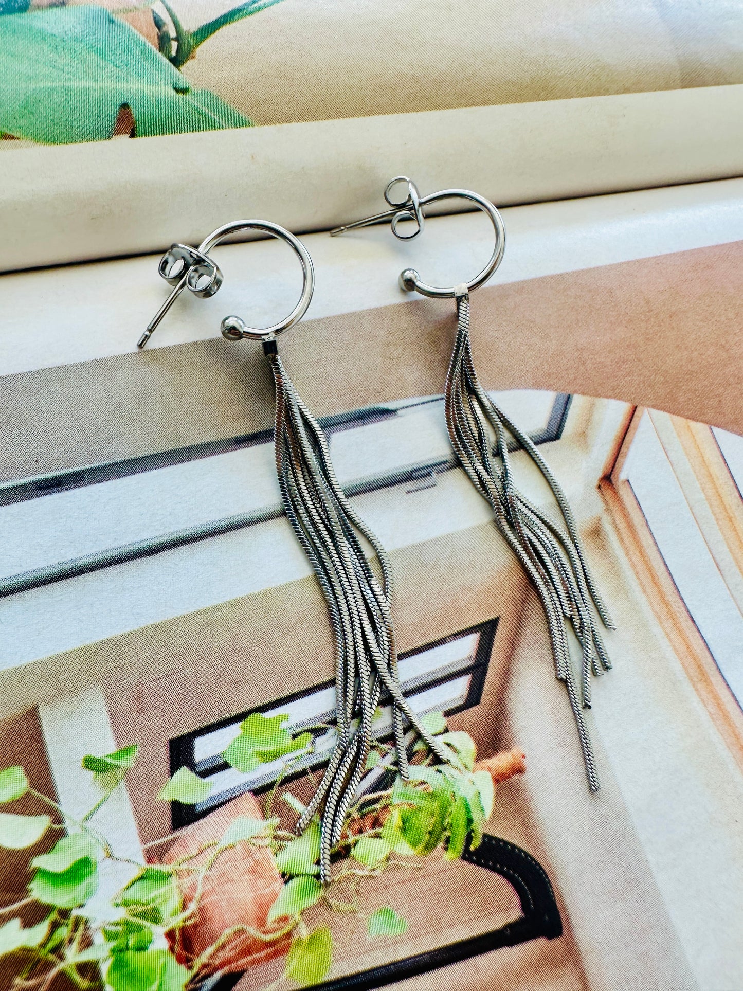 Pendientes LUZ Plateado