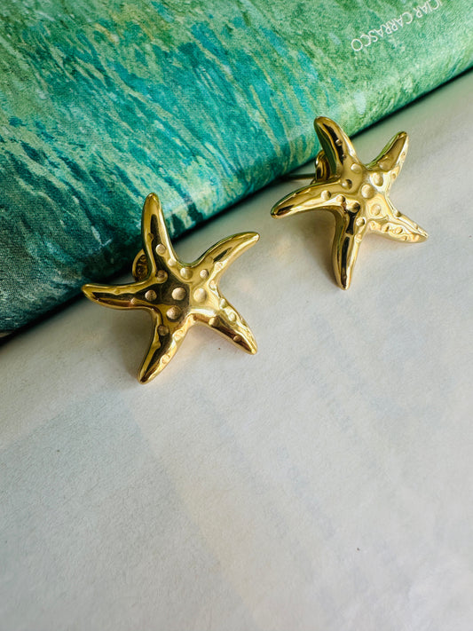 Pendientes ESTRELLA de MAR Dorado