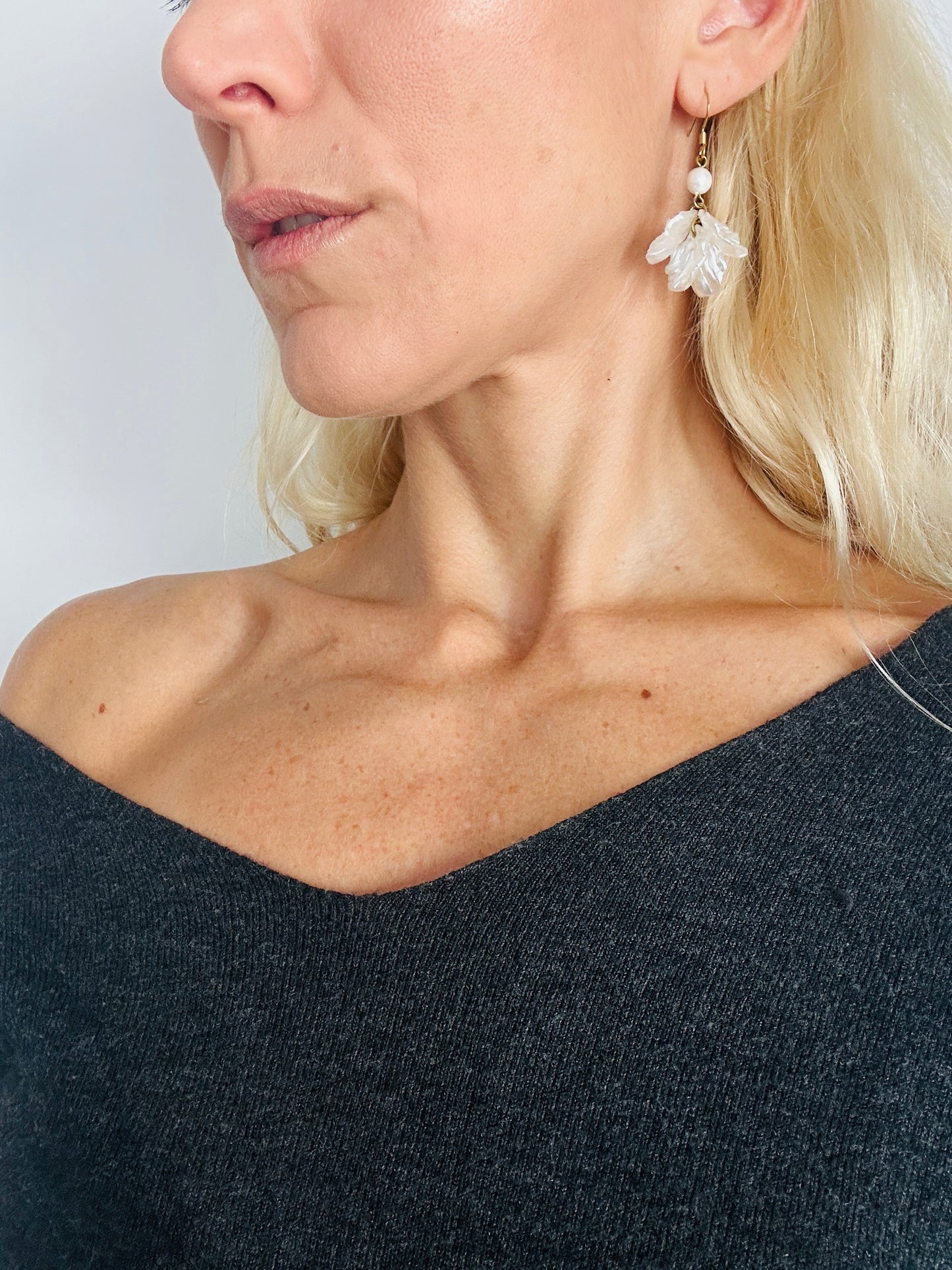 Pendientes NÁCAR Perla