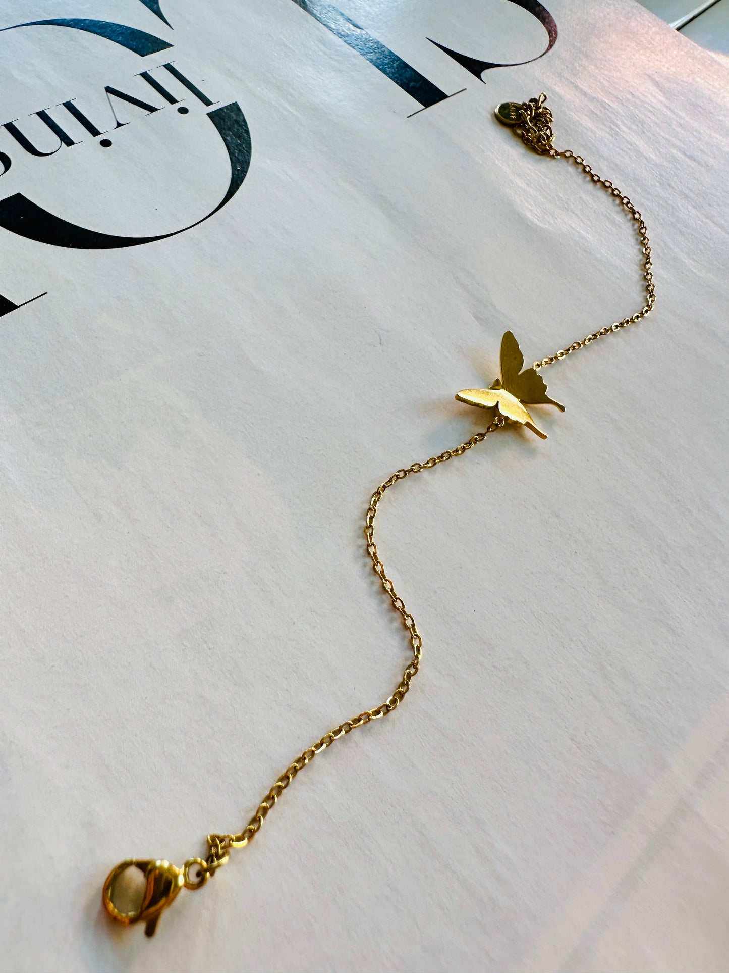 Pulsera MARIPOSA Dorado