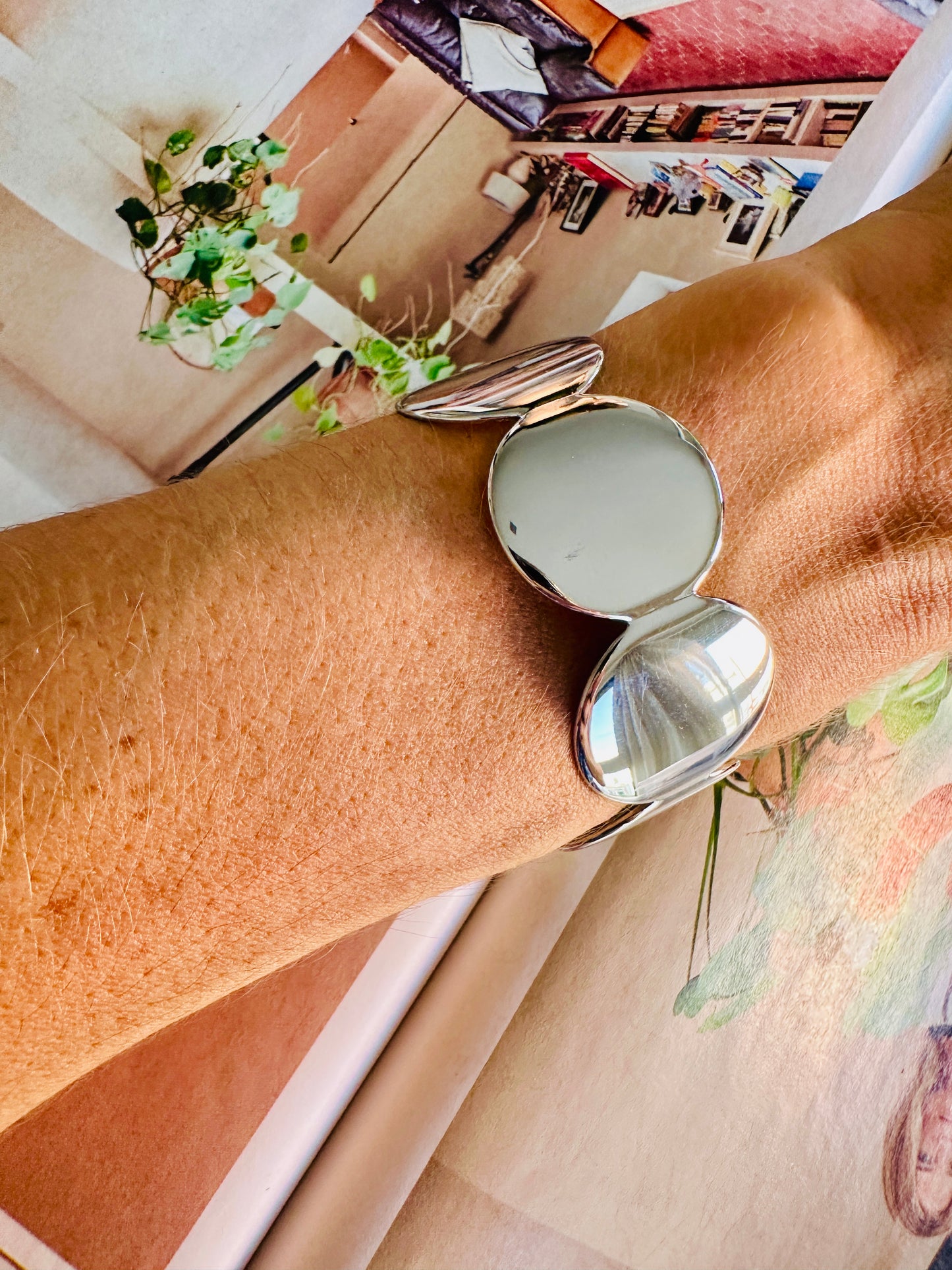 Brazalete CIRCULOS Plateado