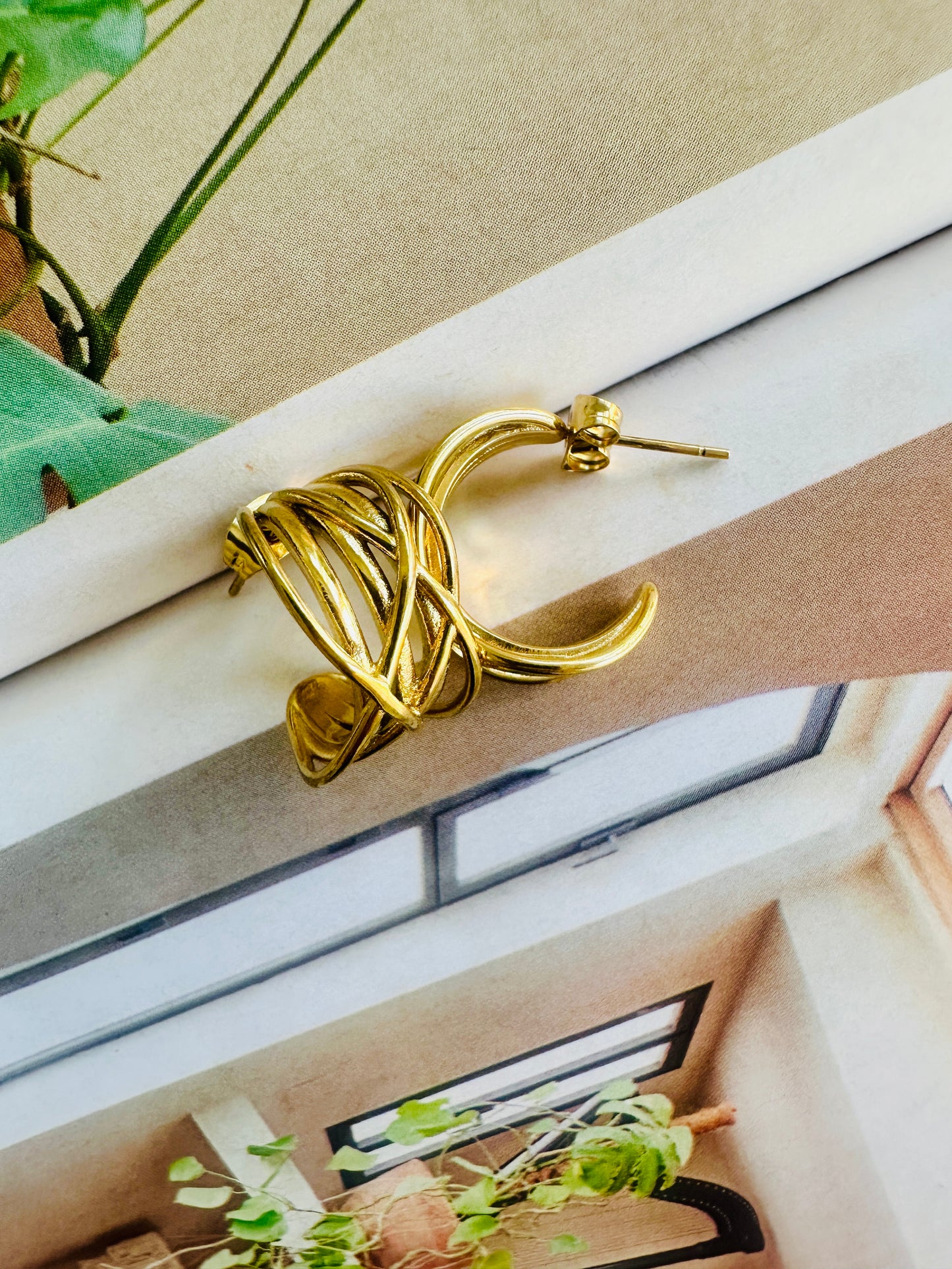 Pendientes ARTE Dorado