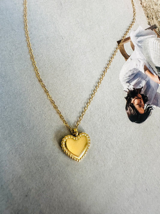 Collar Corazón Dorado