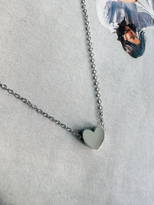 Collar Corazón MINI Plateado