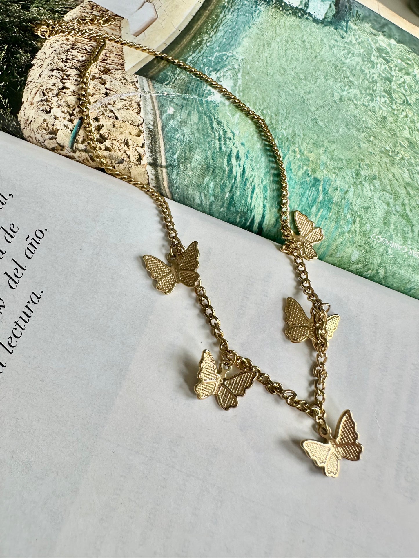 Collar MARIPOSAS Dorado