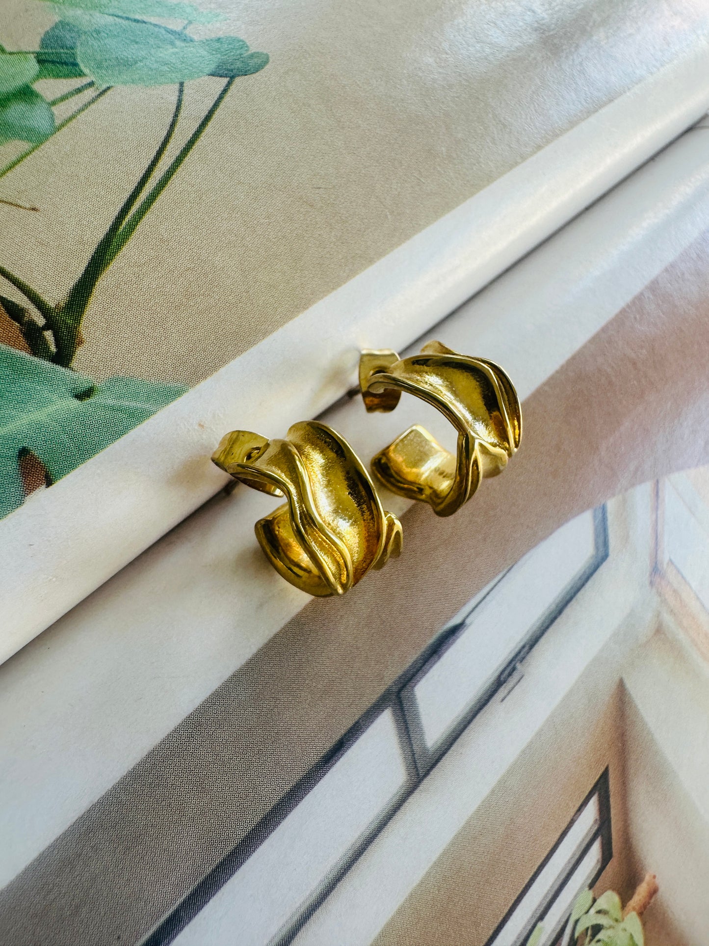 Pendientes MIA Dorado