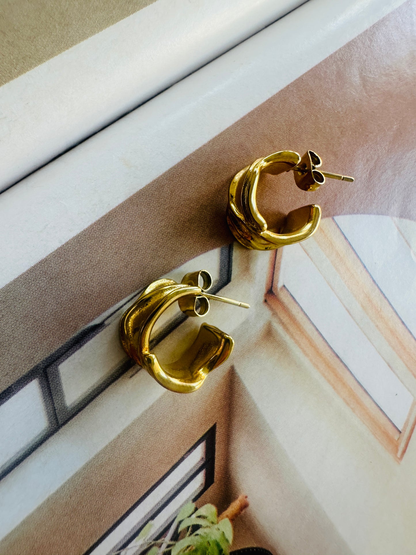 Pendientes MIA Dorado