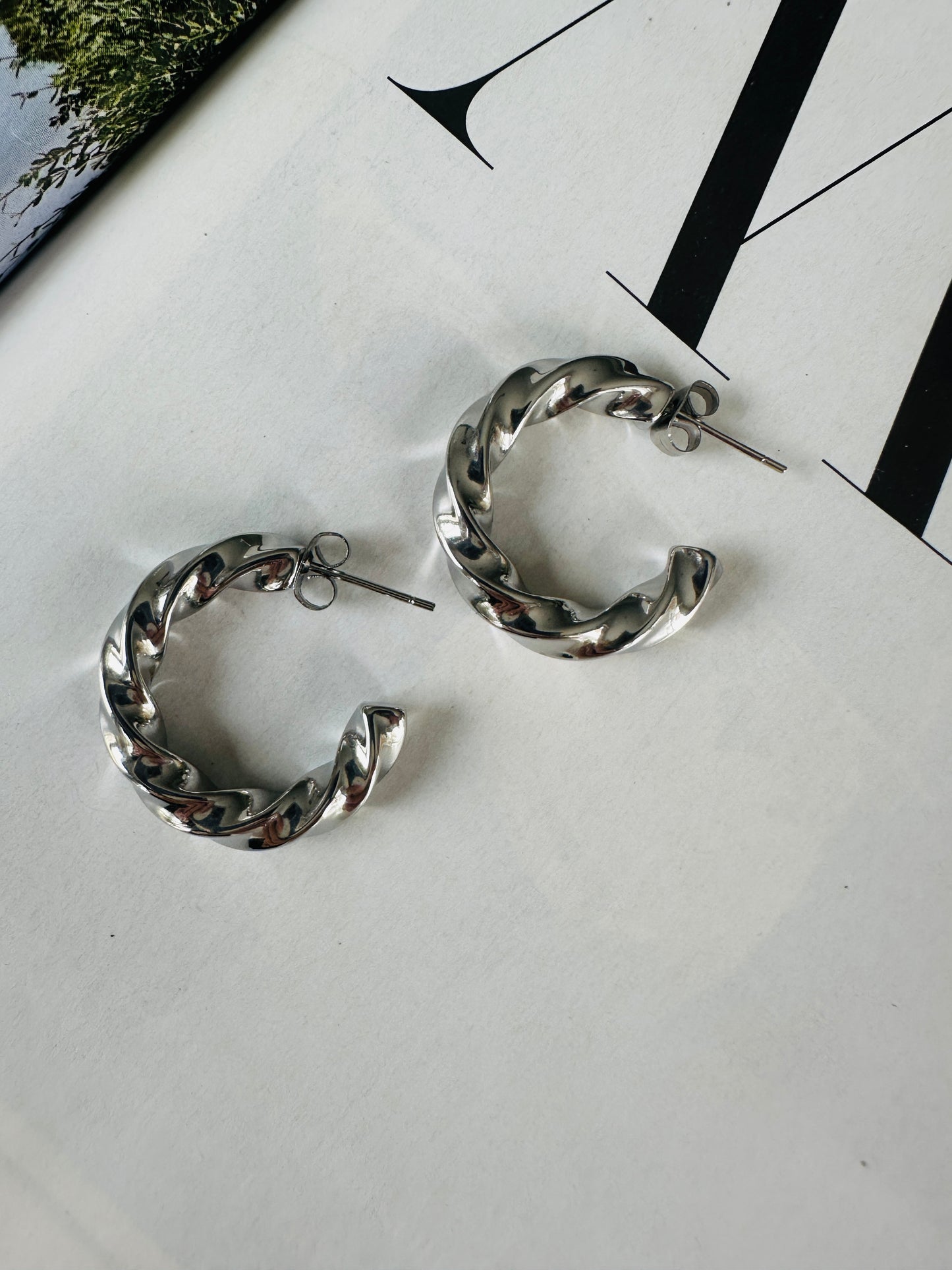 Pendientes AURA Plateado