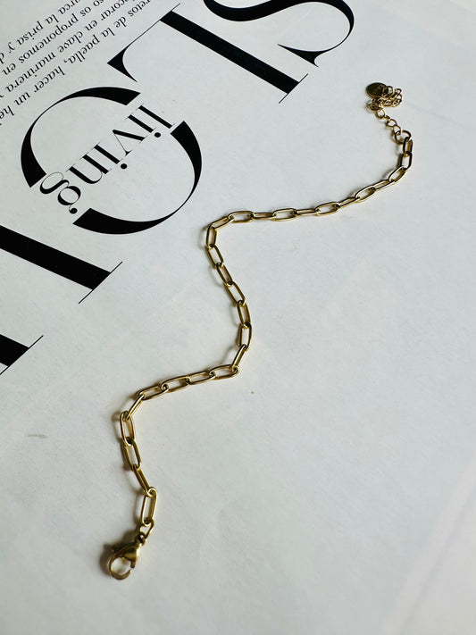 Pulsera PAPERCLIP Dorado