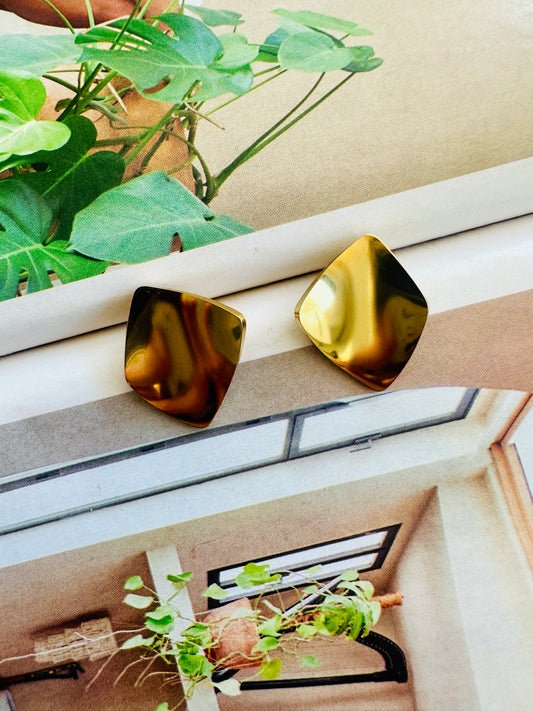 Pendientes ROMBO Dorado