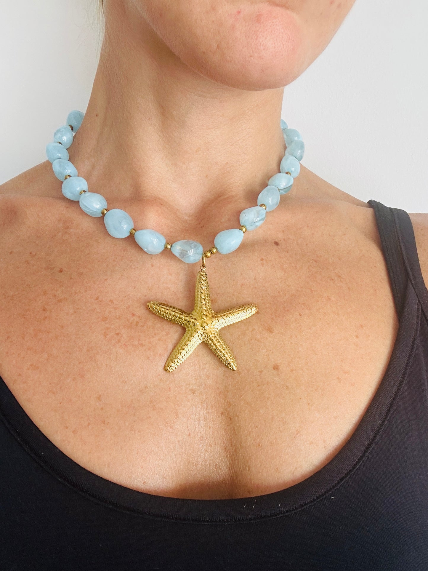 Collar Estrella y Piedras