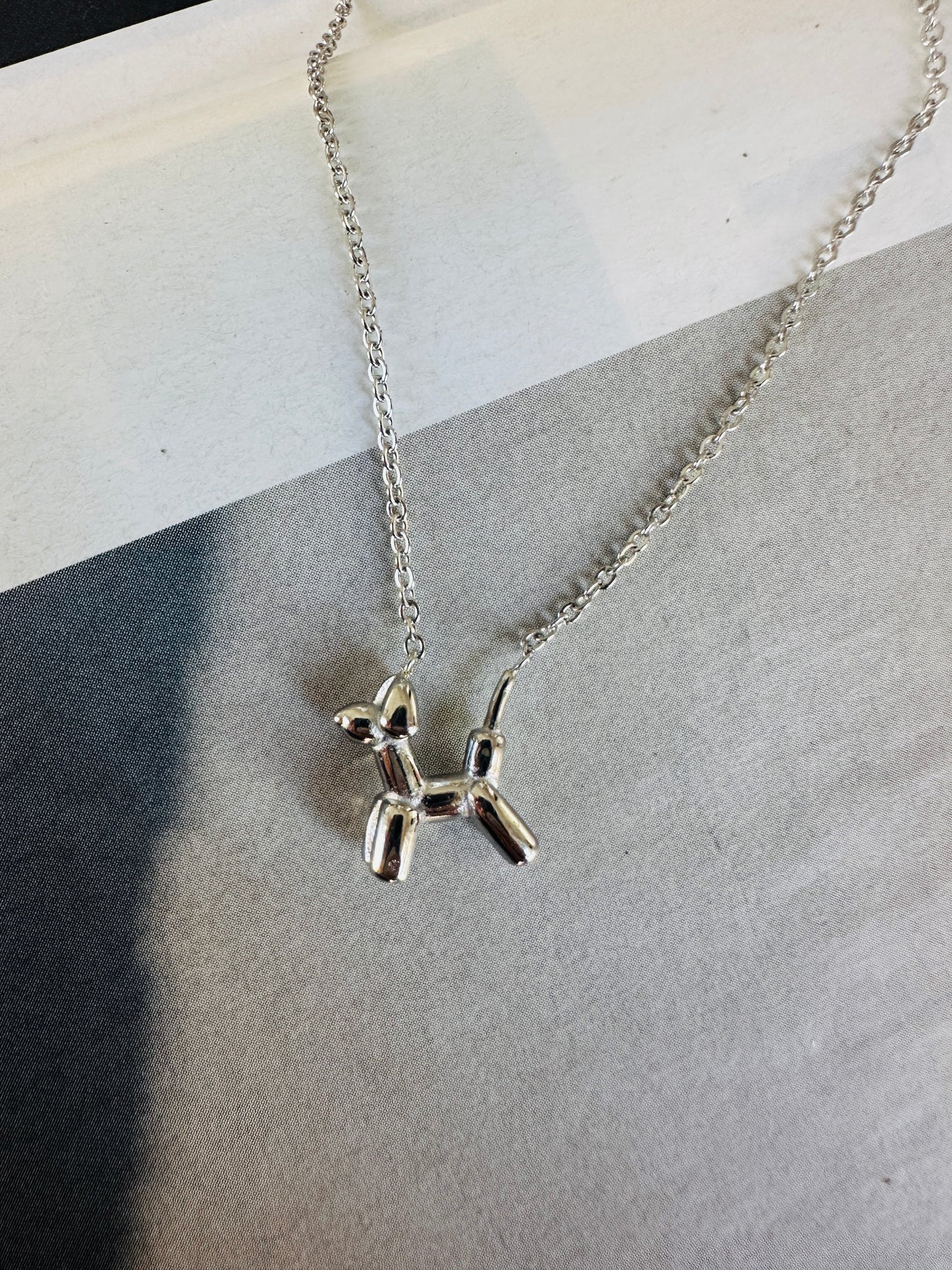 Collar DOG Plateado