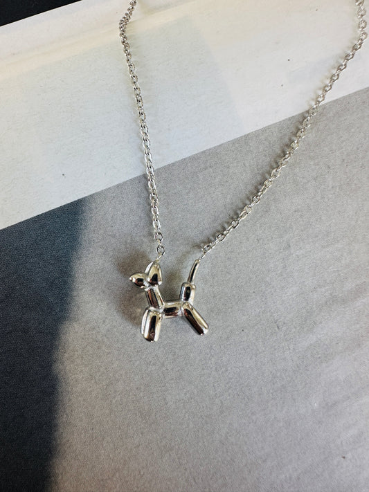 Collar DOG Plateado