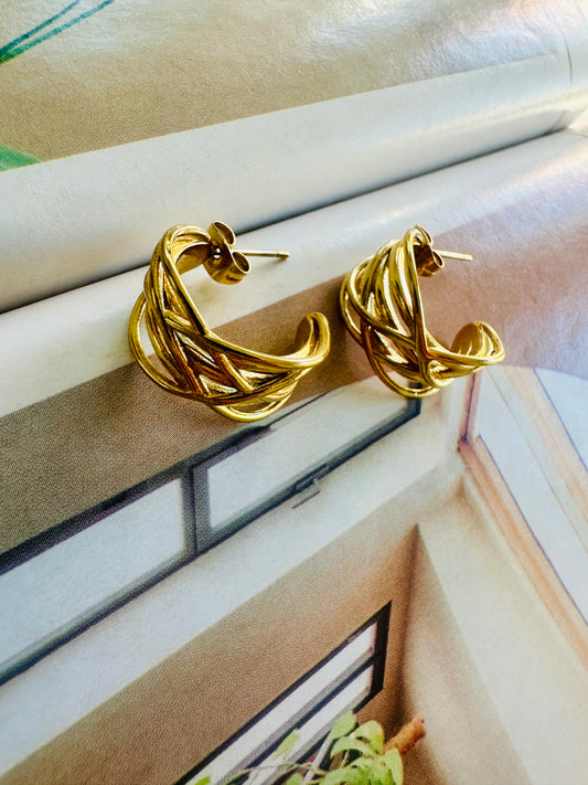 Pendientes ARTE Dorado