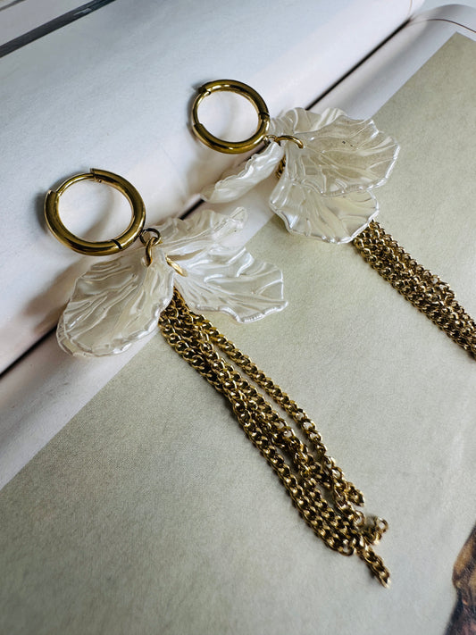 Pendientes NÁCAR Cadena