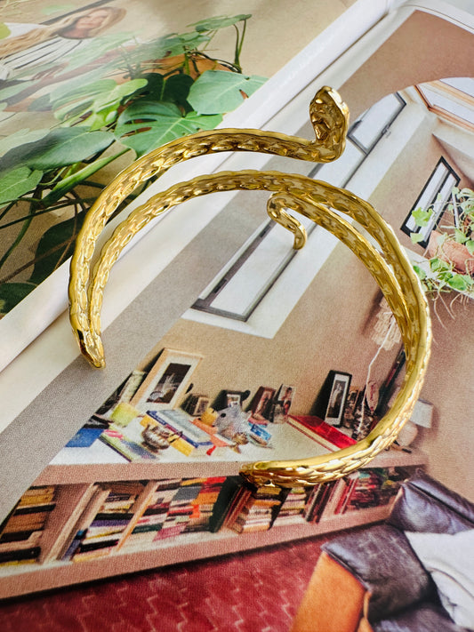 Brazalete SERPIENTE Dorado