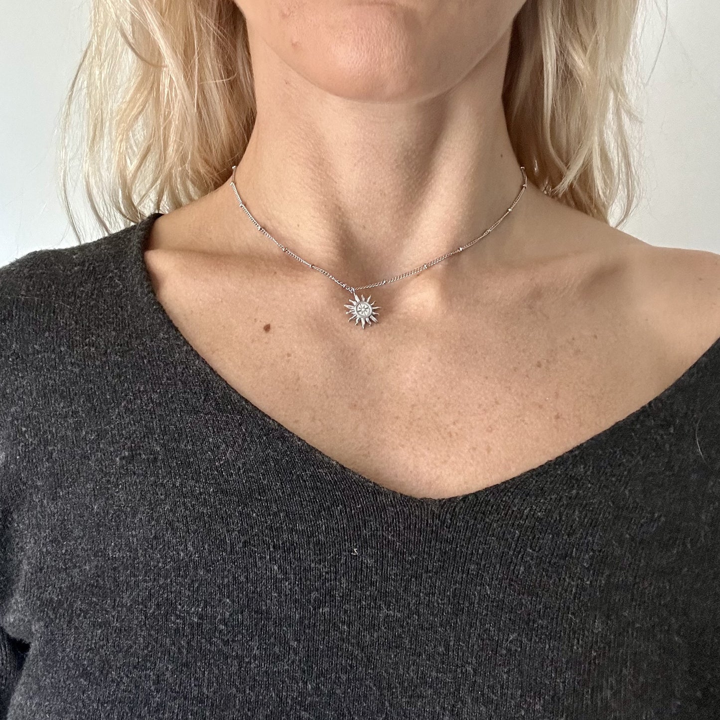Collar SUN Plateado