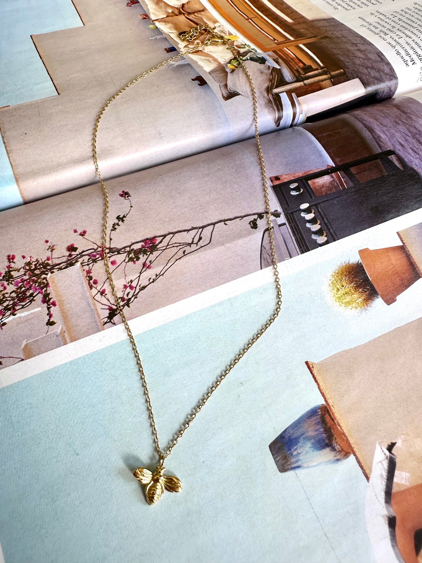 Collar ABEJA Plateado