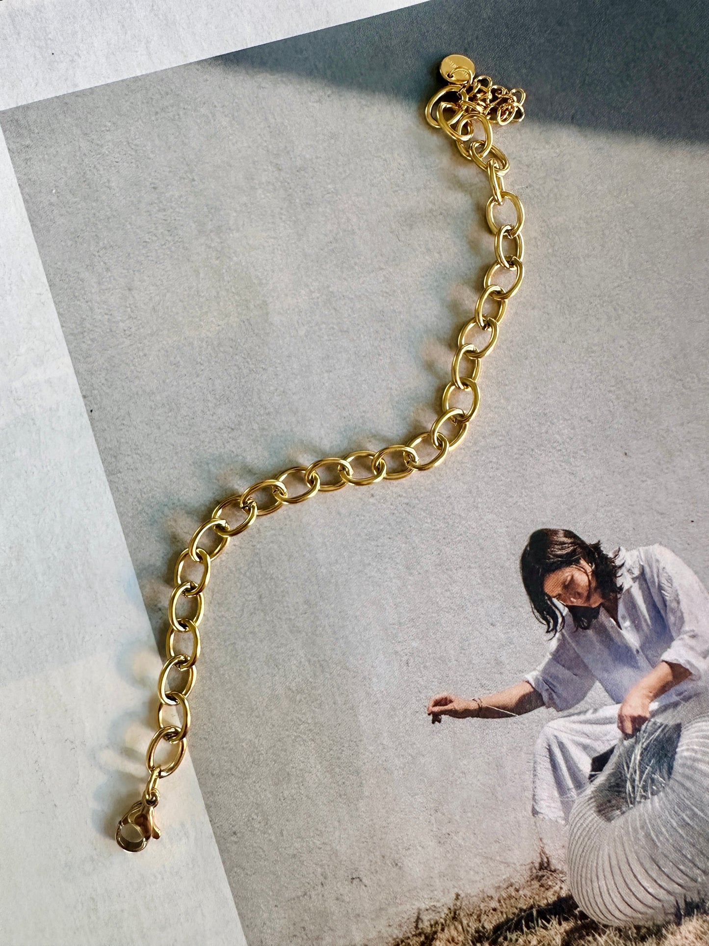 Pulsera ESLABONES Dorado