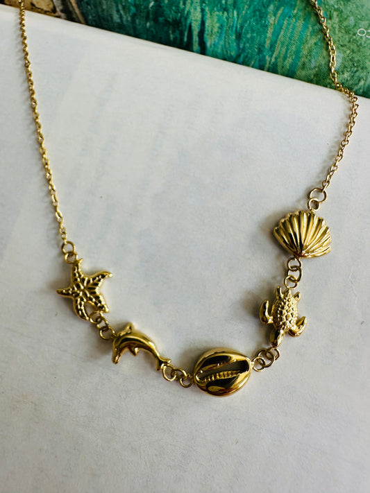 Collar Marino Dorado