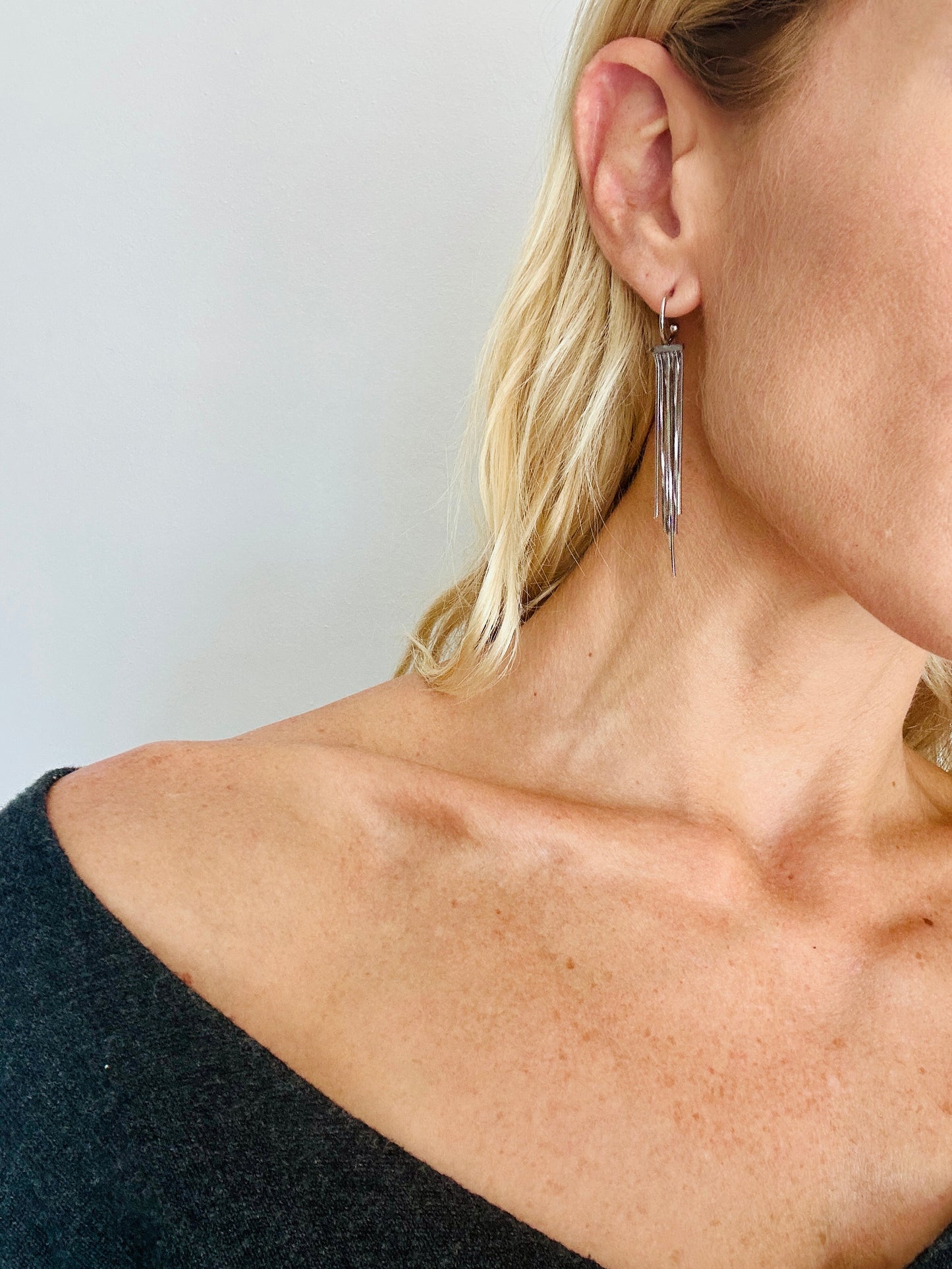Pendientes LUZ Plateado