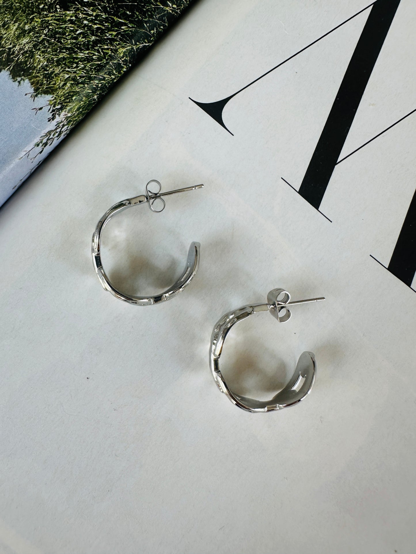 Pendientes CADENA Plateado