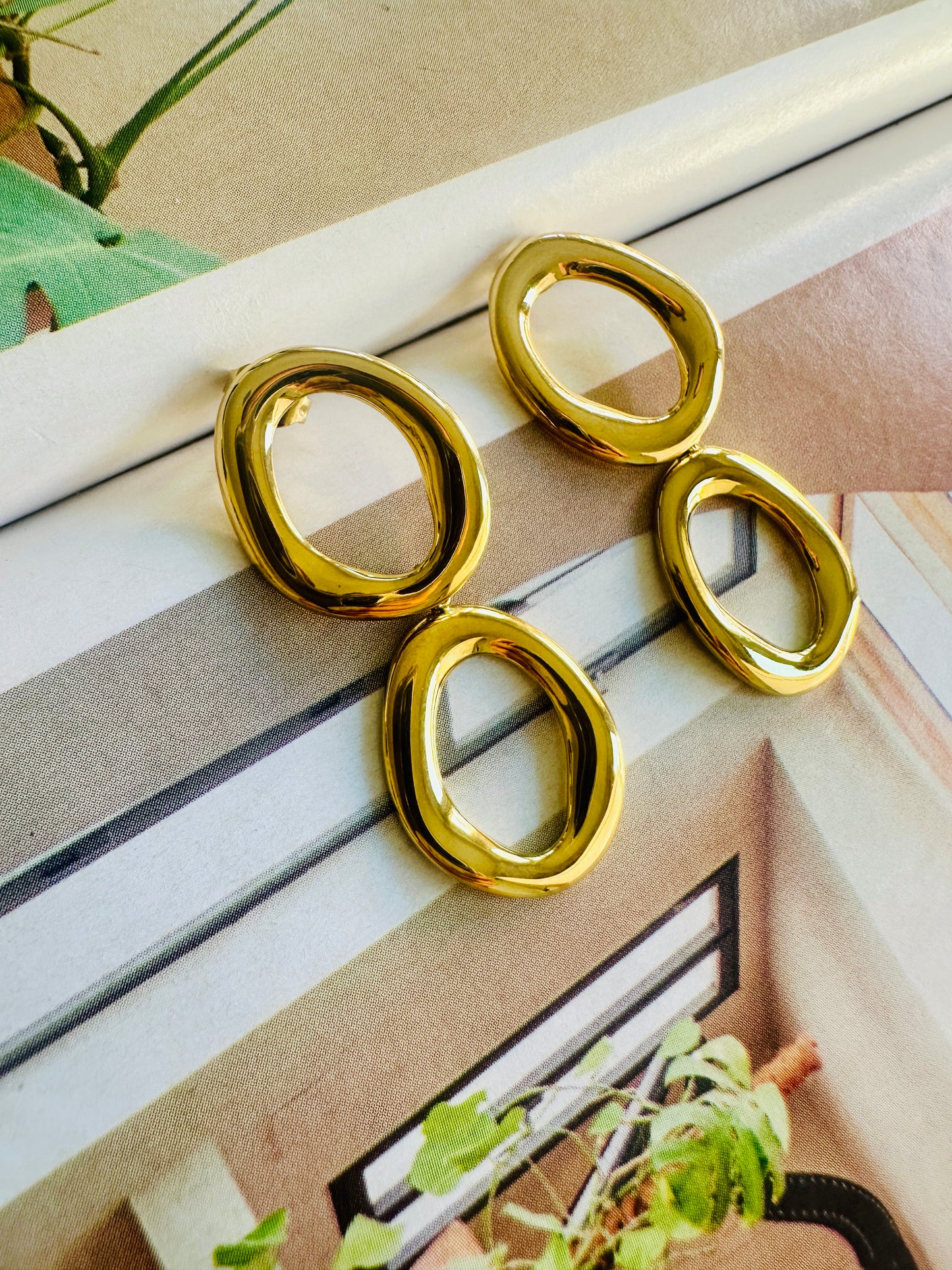 Pendientes URBAN Dorado