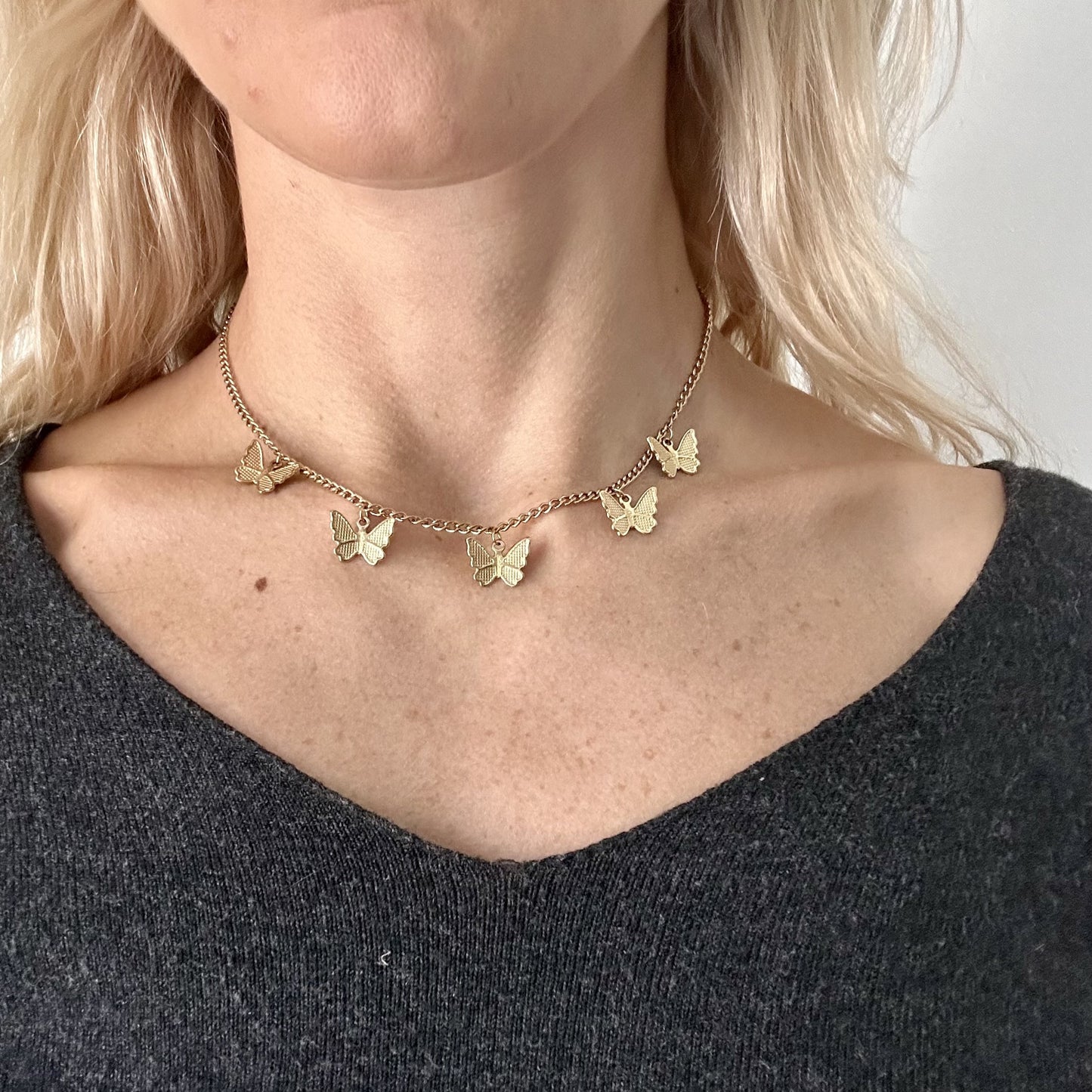 Collar MARIPOSAS Dorado