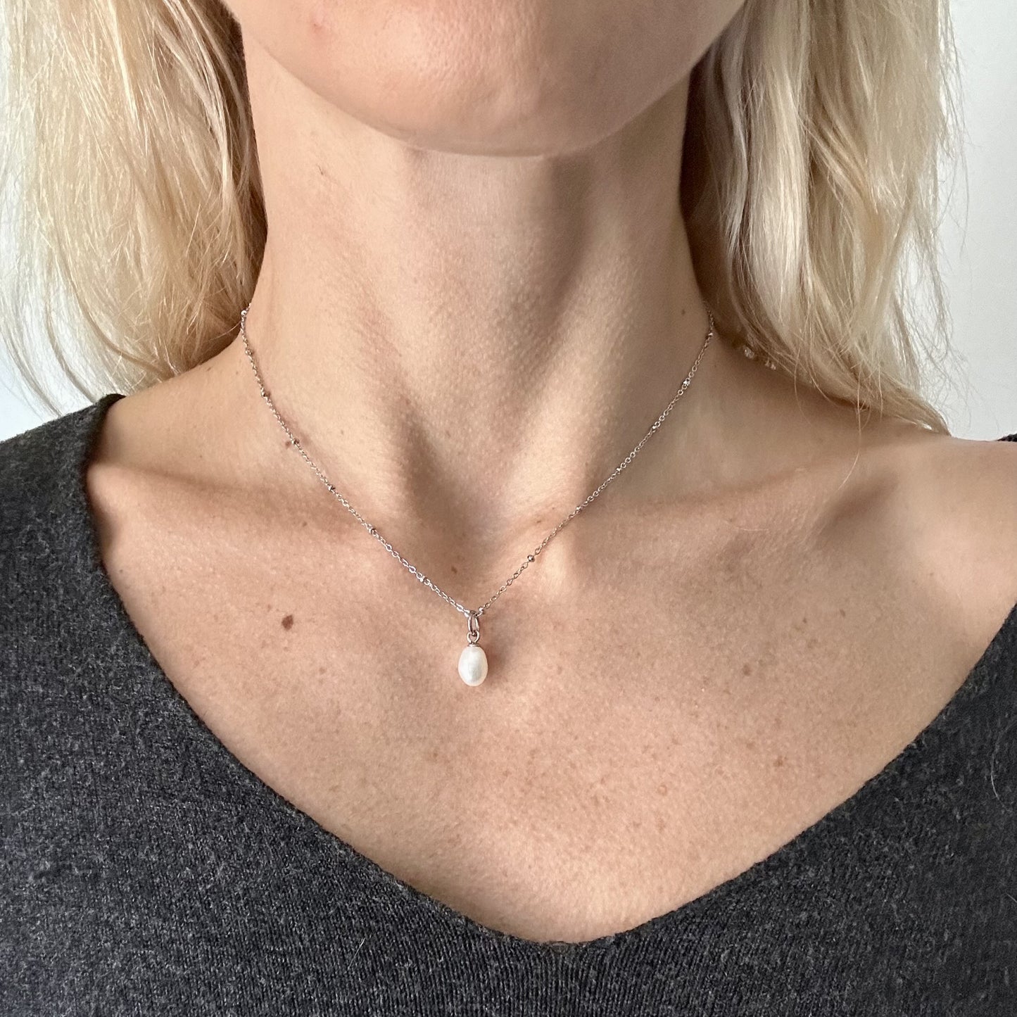 Collar PILI Plateado