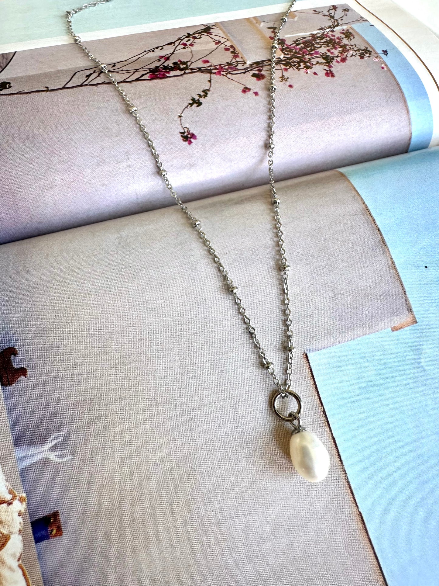 Collar PILI Plateado
