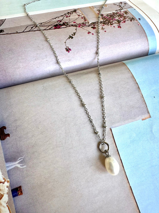 Collar PILI Plateado