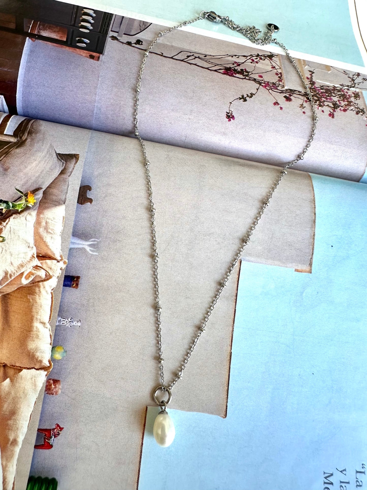 Collar PILI Plateado